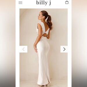 NWT champagne maxi dress